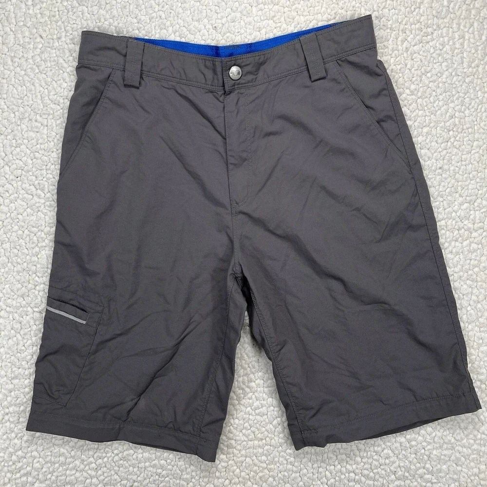 The North‎ Face Cargo Shorts Boy's XL 18/20 Gray Nylon Gorpcore Hiking Outdoors